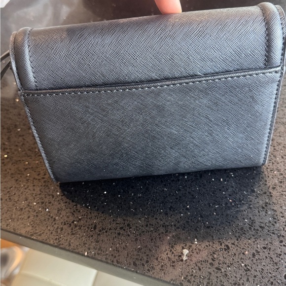 Bag Nine West Black Leather Wallet Sleek Professional Design - Picture 6 of 12